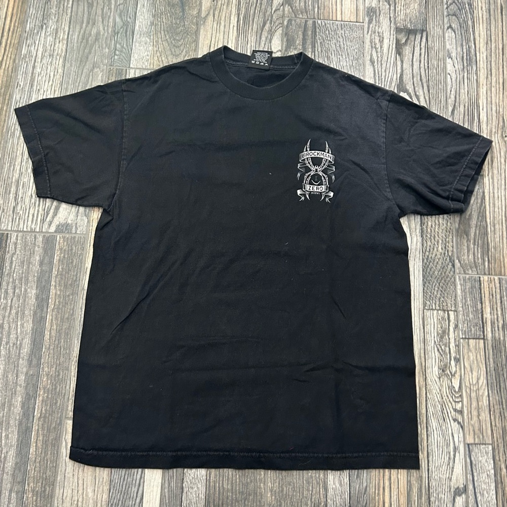 🔥 Vintage ZERO SKATEBOARDS Brockman Zero or Die Black Graphic Skate Tee - RARE